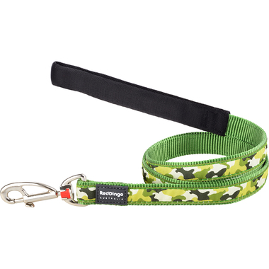 Red Dingo Camouflage Dog Lead