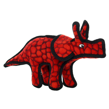 Tuffy Jr Dinosaur Triceratops Dog Toy