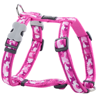 Red Dingo Hot Pink Camouflage Dog Harness